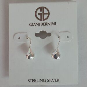 Giani Bernini Teardrop Kiss Drop Earrings in Sterling Silver